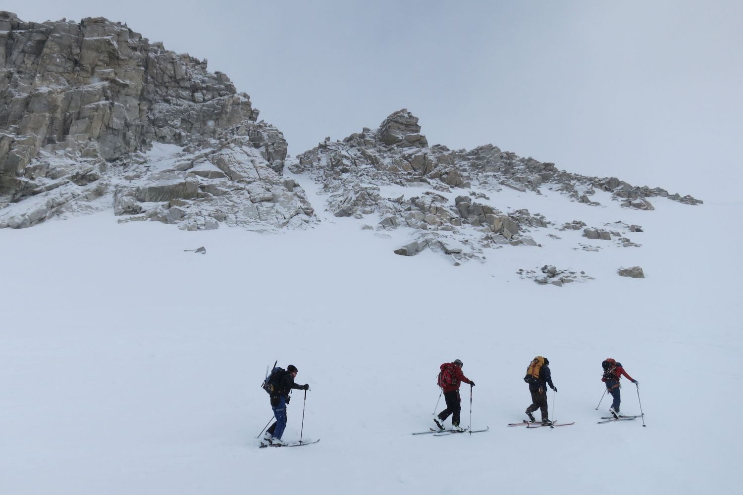 Op weg naar de Passo Venezia - foto Wim Ottenhoff