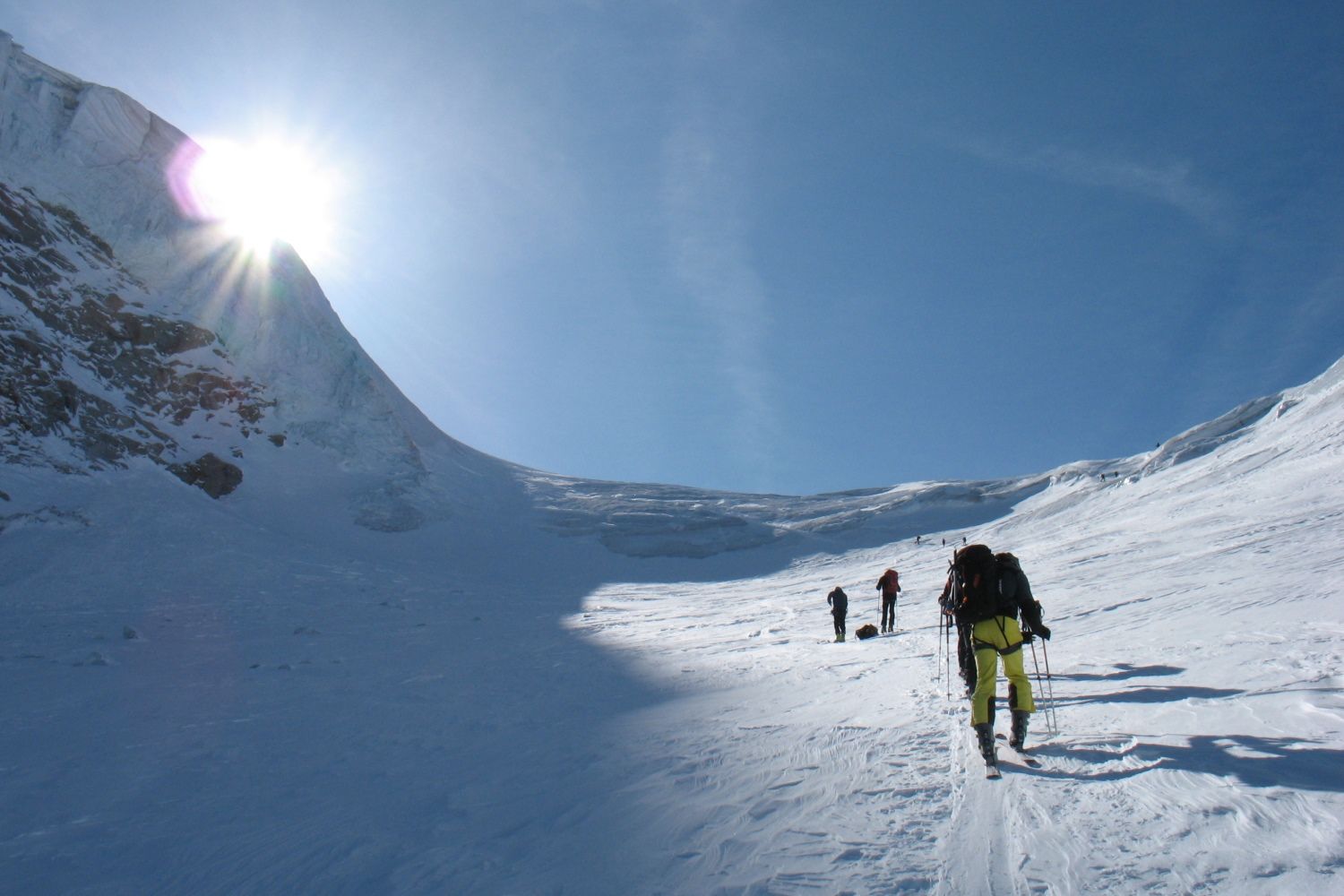 Vanuit de Rifugio Chabod naar de Gran Paradiso