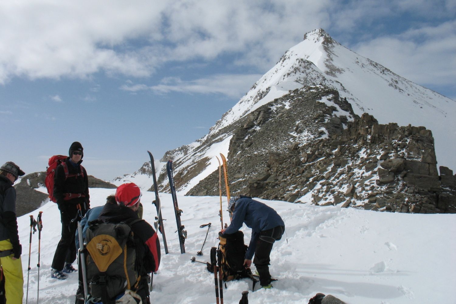 Col del Gran Paradiso met La Tresenta op de achtergrond