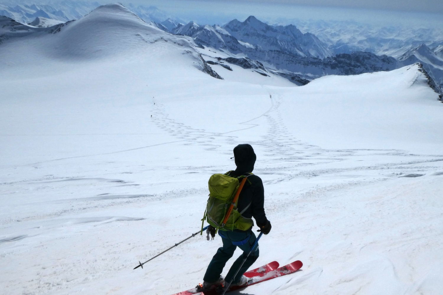 Afdaling Venediger naar de Rainerhorn