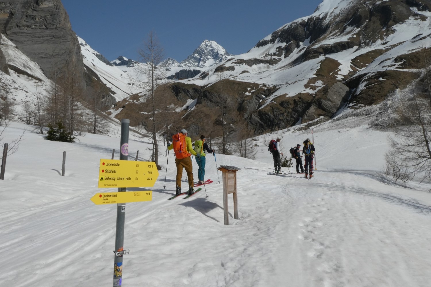 Op weg naar de Gross Glockner