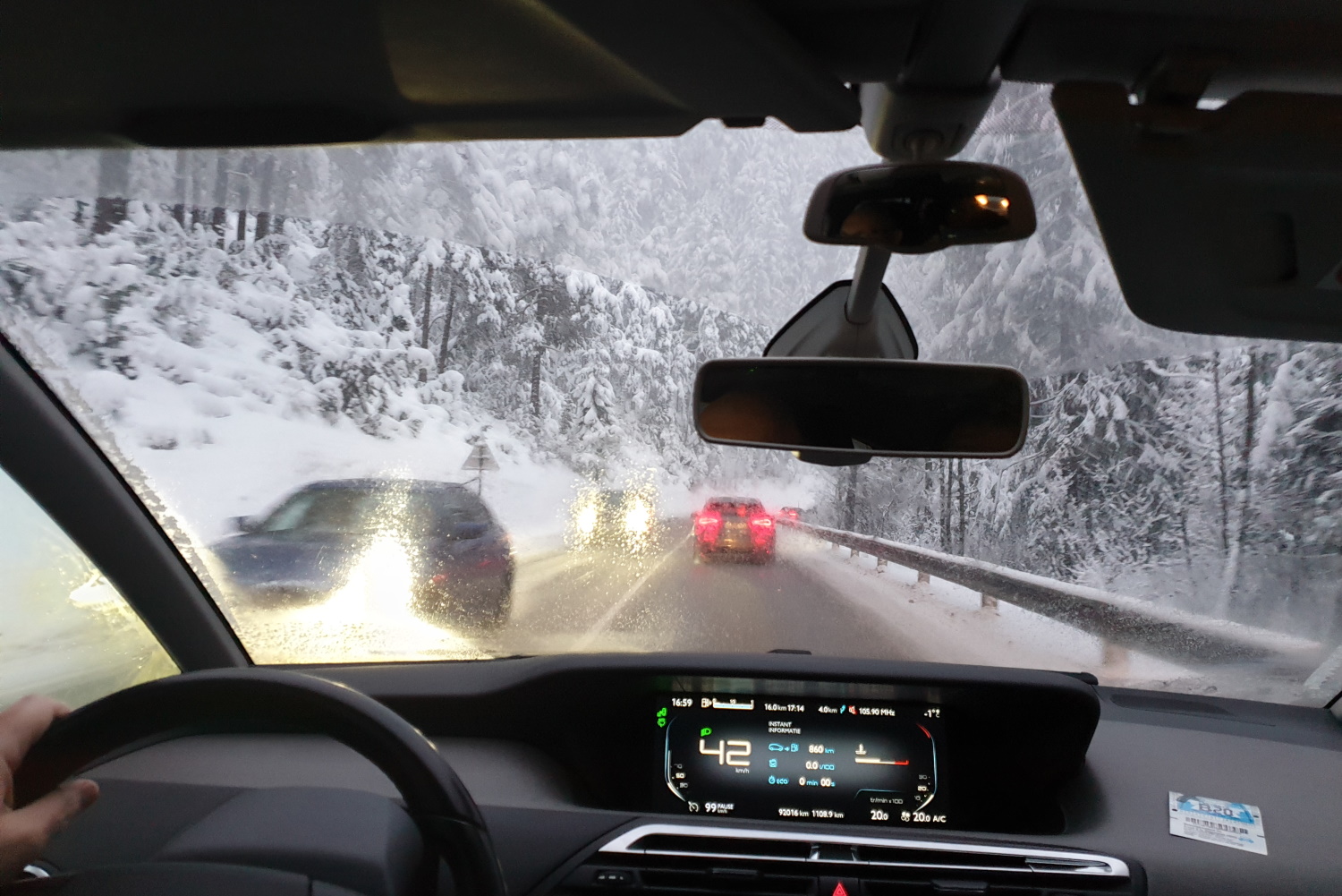 Vroeg op weg naar Ischgl met lichte poederstress het heeft gesneeuwd