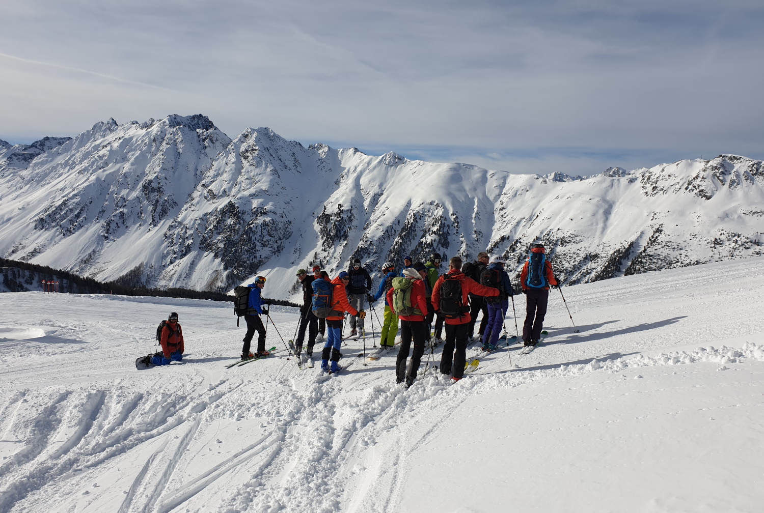 Prachtig weer met uitzicht op de Silvretta